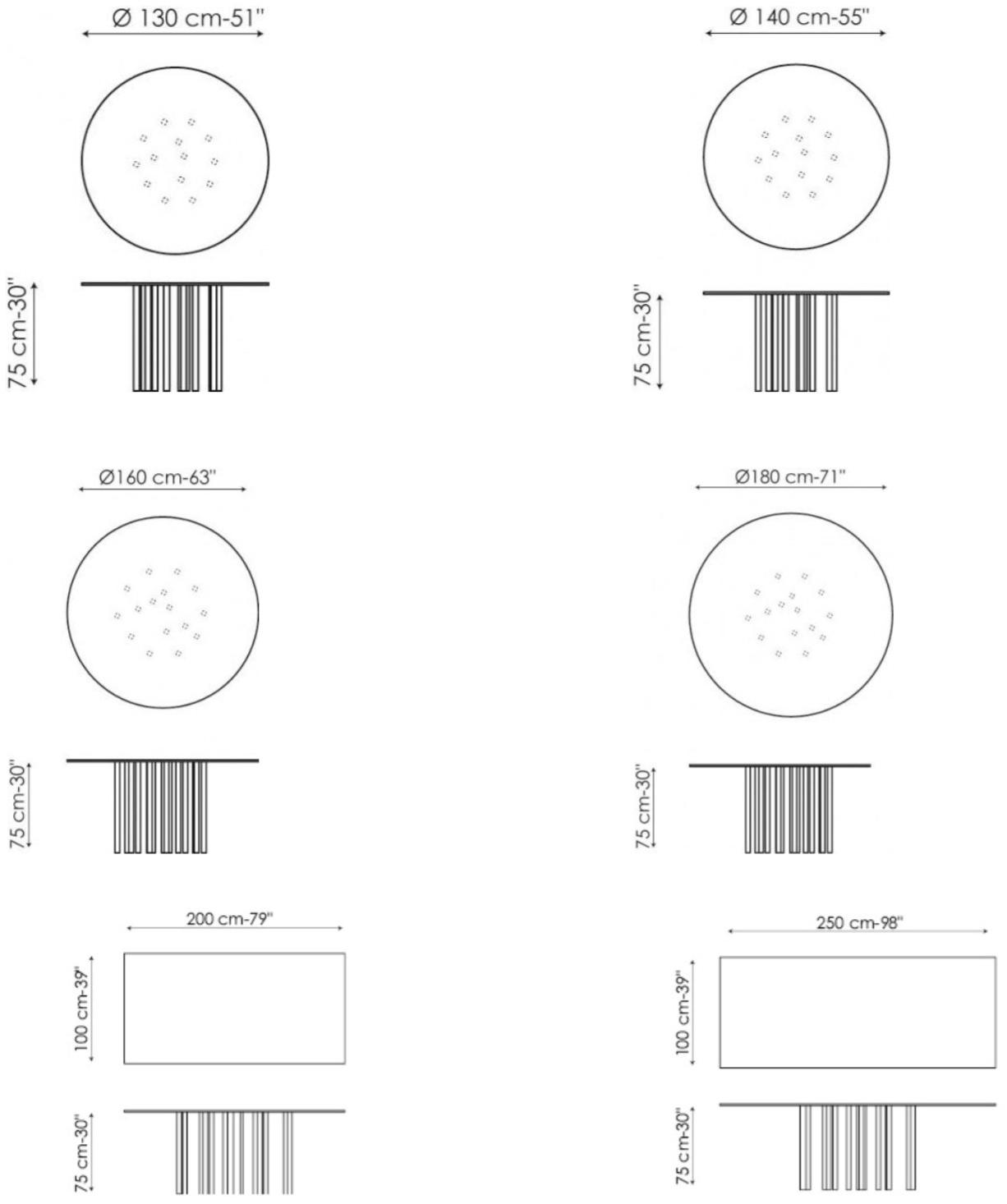 Bonaldo Стол из стали и стекла sun-id-1455904 - Вид №6