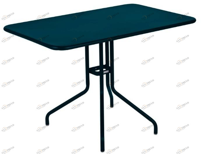 Fermob Прямоугольный садовый стол из стали со складывающейся столешницей Pétale 7236 - 7234