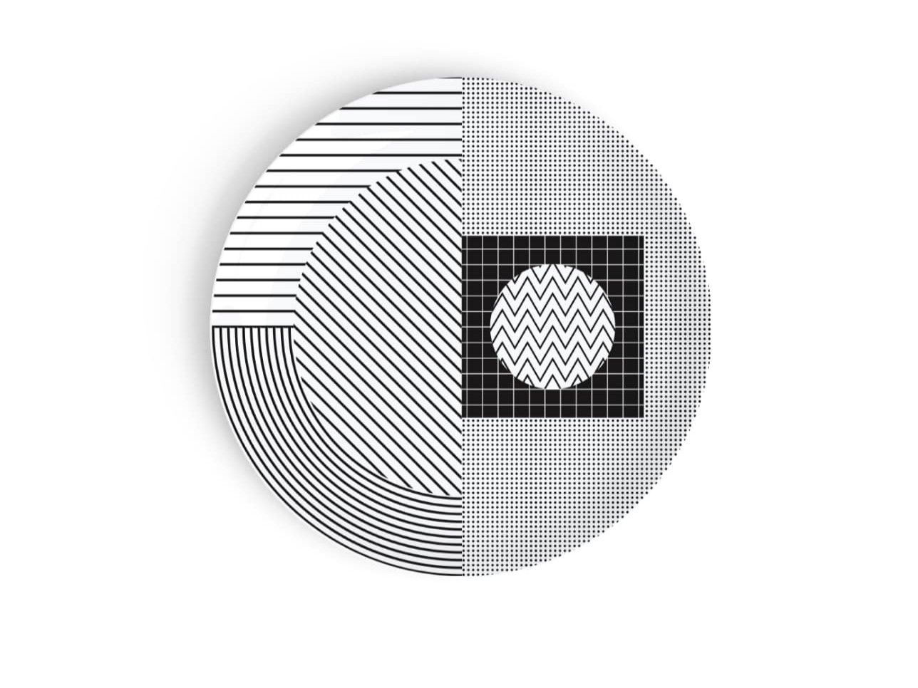 Фарфоровая десертная тарелка Non Sans Raison ARCH-00079246