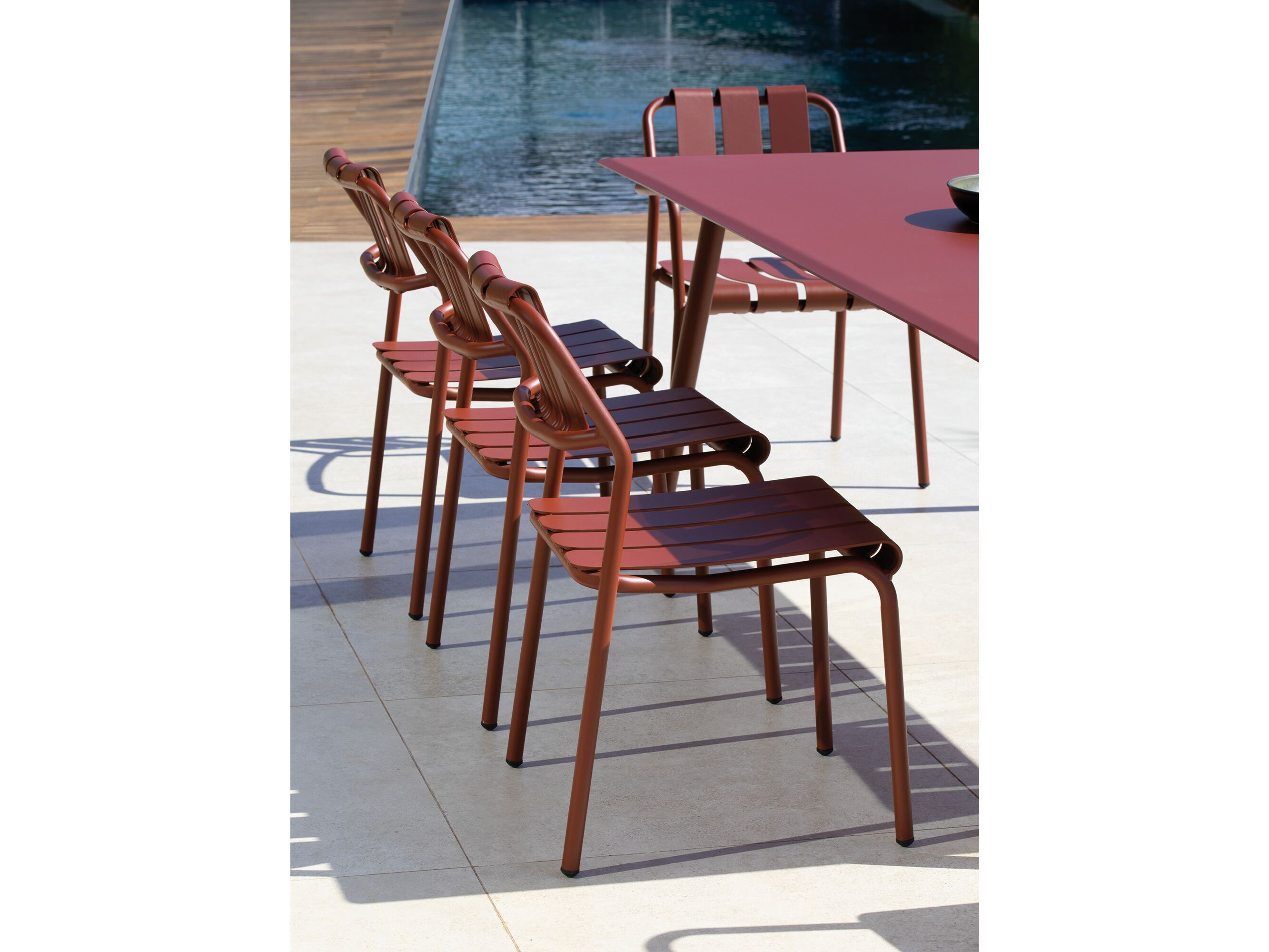 Алюминиевый штабелируемый садовый стул Vermobil Verdea ARCH-00138759 - Вид №5