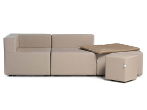 Тканевый модульный садовый диван