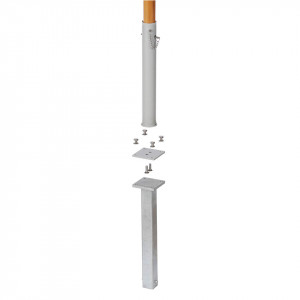 4PBUM Зонтик в земле 48 - средний Teak  Parasol Bases & Accessories