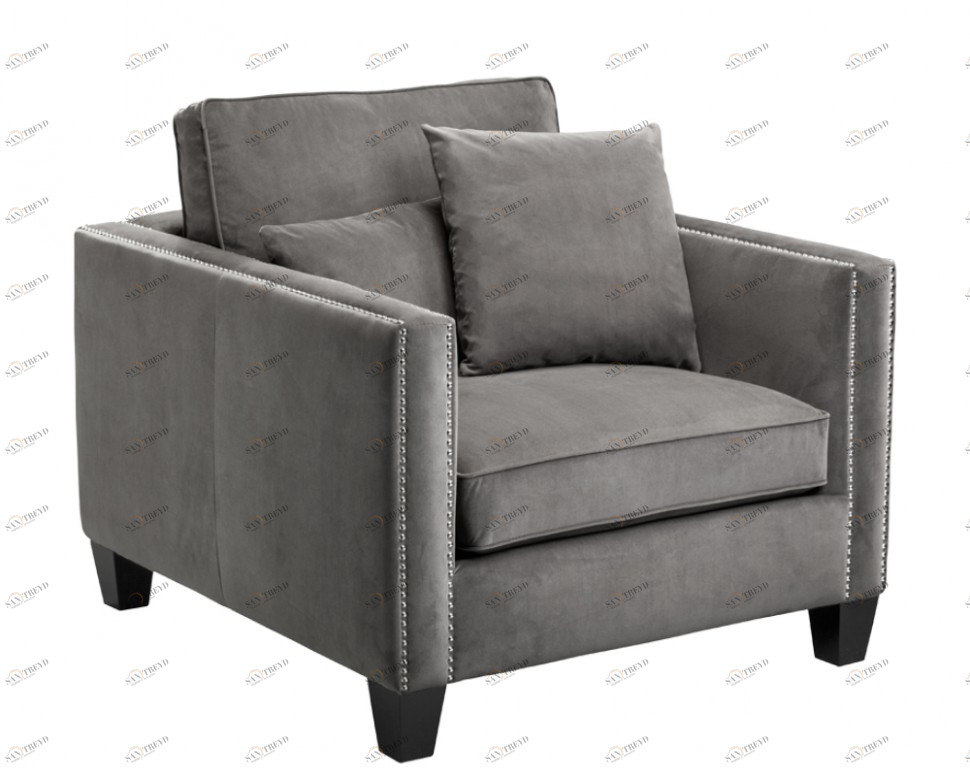 Кресло Shah серое ICON DESIGNE ДИЗАЙНЕРСКИЕ 178002 Серый 