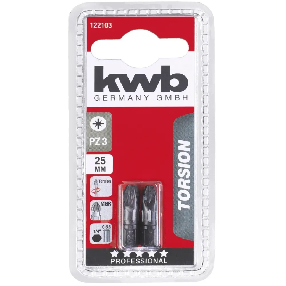 Бита KWB 122003 PZ3x25 мм, 2 шт Santreyd STLM-2034913 - Вид №1