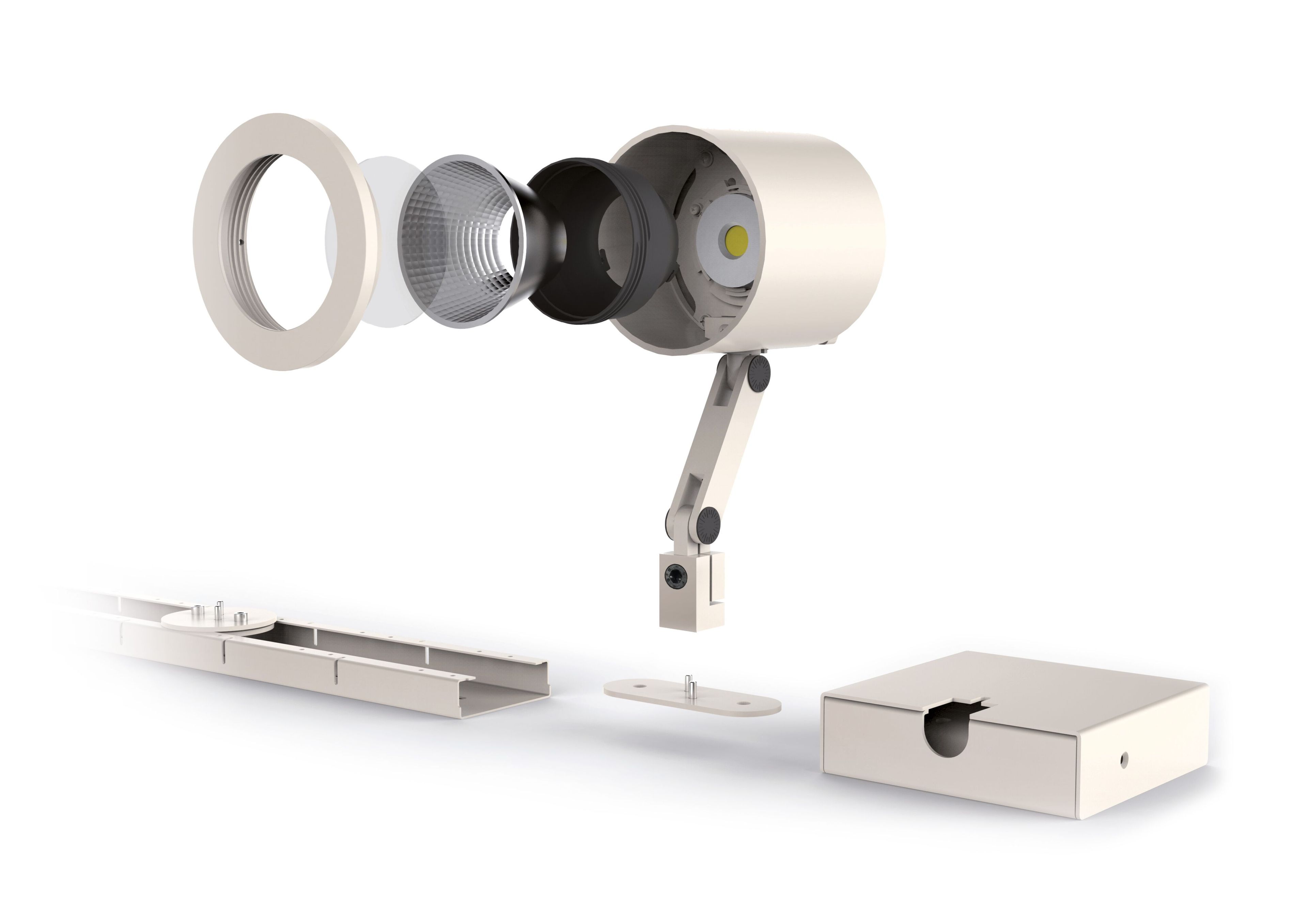 Регулируемый алюминиевый светодиодный прожектор TARGETTI CORO GRANDE ARCH-00118316 - Вид №1