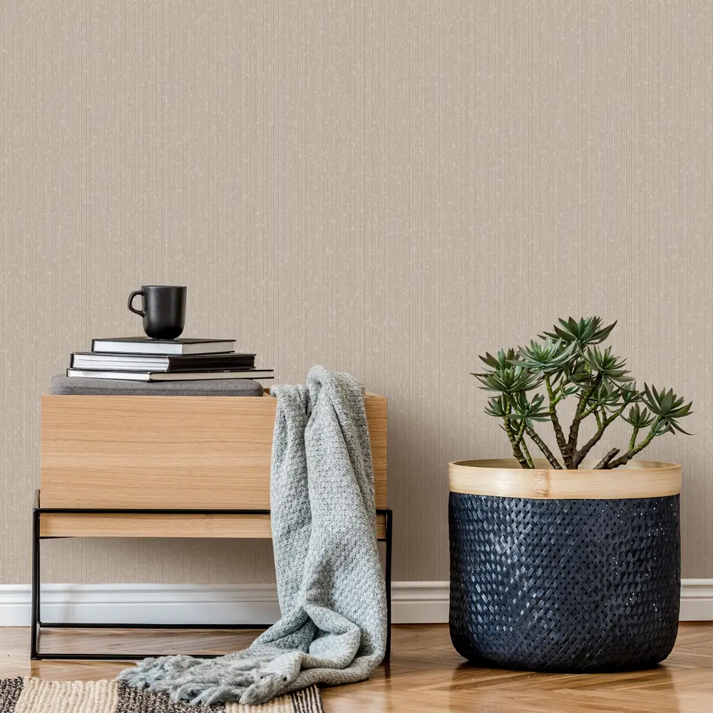 Обои флизелиновые Ateliero Angora темно-бежевые 1.06 м AT1022-14ОАВ STLM-2184468 - Вид №3