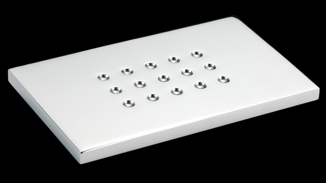 QU725 Мыльница в ванную, настольная, латунная bagno&associati QUATTRO Bagno & Associati