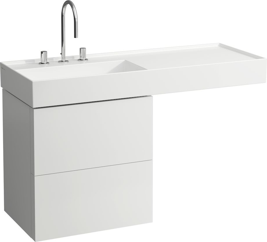 H4075690336451 Шкафчик под раковину, 2 ящика, включает в комплект органайзер, для раковин 810333, 810338, 810339, 813332 LAUFEN PRO - Вид №8