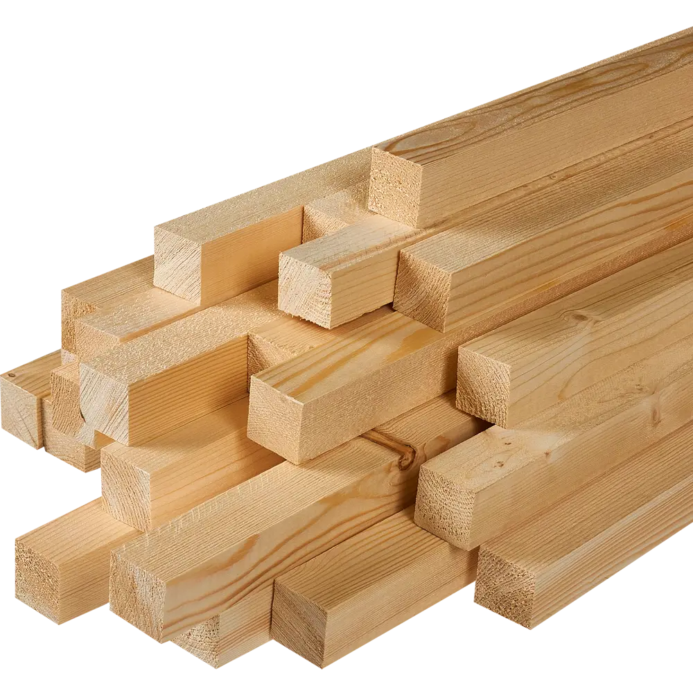 Santreyd Брусок строганый сосновый 50×50×3000 мм для строительства и отделки 81947398 STLM-0014531 - Вид №1