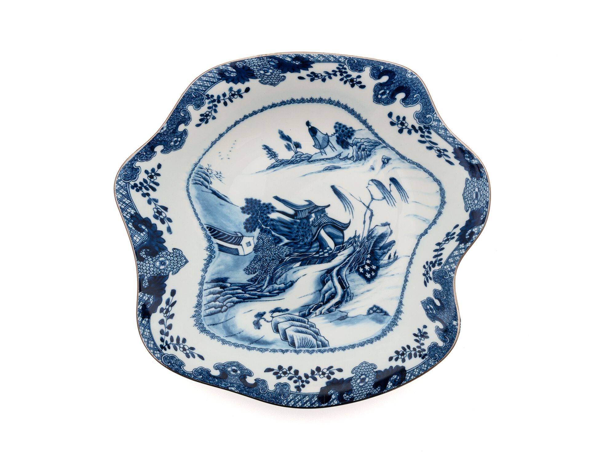 Фарфоровая тарелка Seletti Классика на кислоте ARCH-00033356