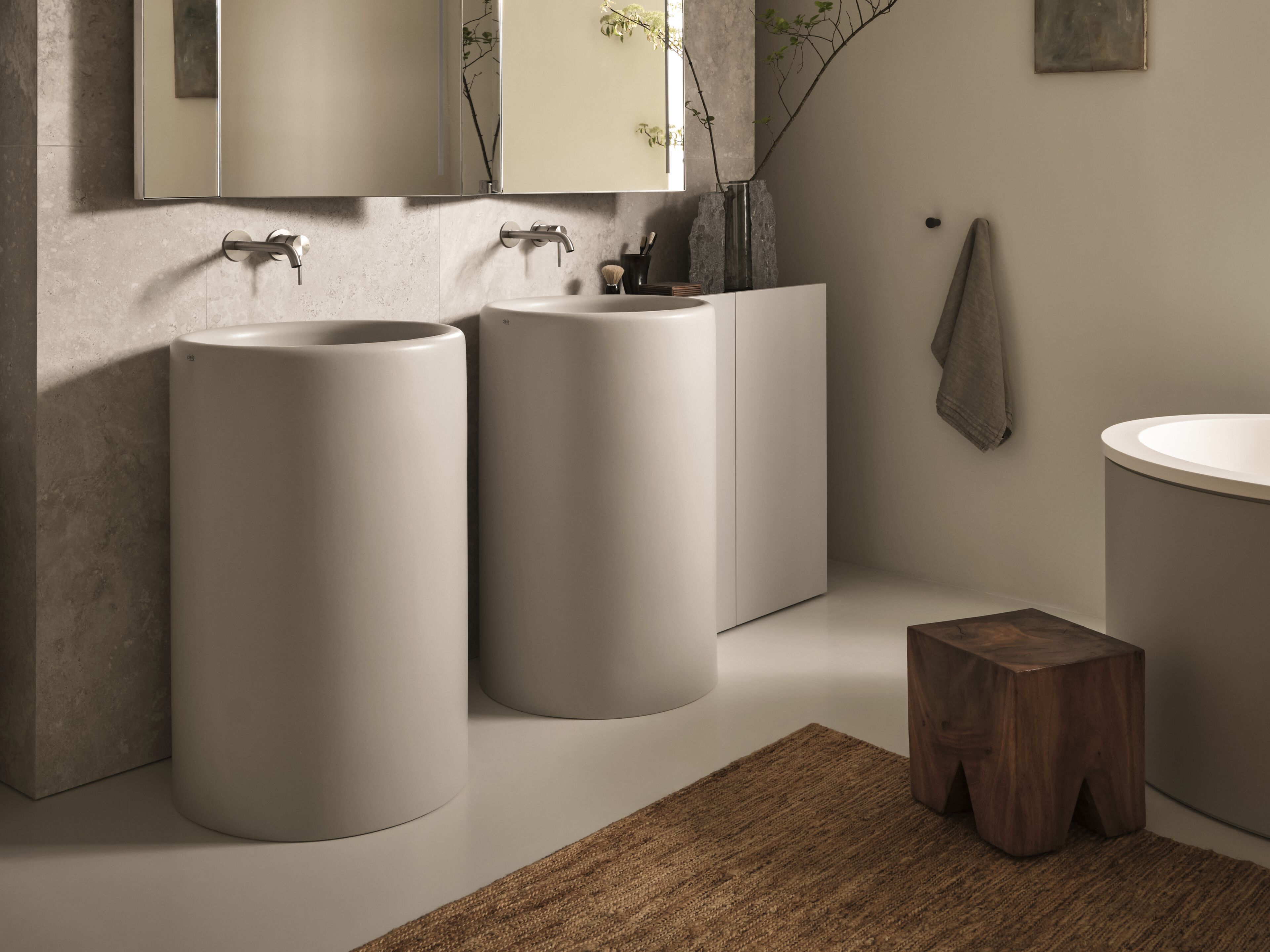 Отдельно стоящий круглый умывальник Ceramica Cielo Итака ARCH-00089033 - Вид №1