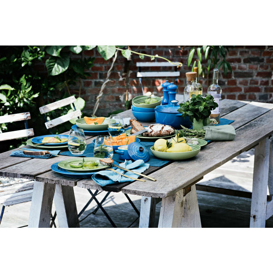 Кастрюля чугунная Le Creuset, Ø20 см, голубая 21177202002430 - Вид №1