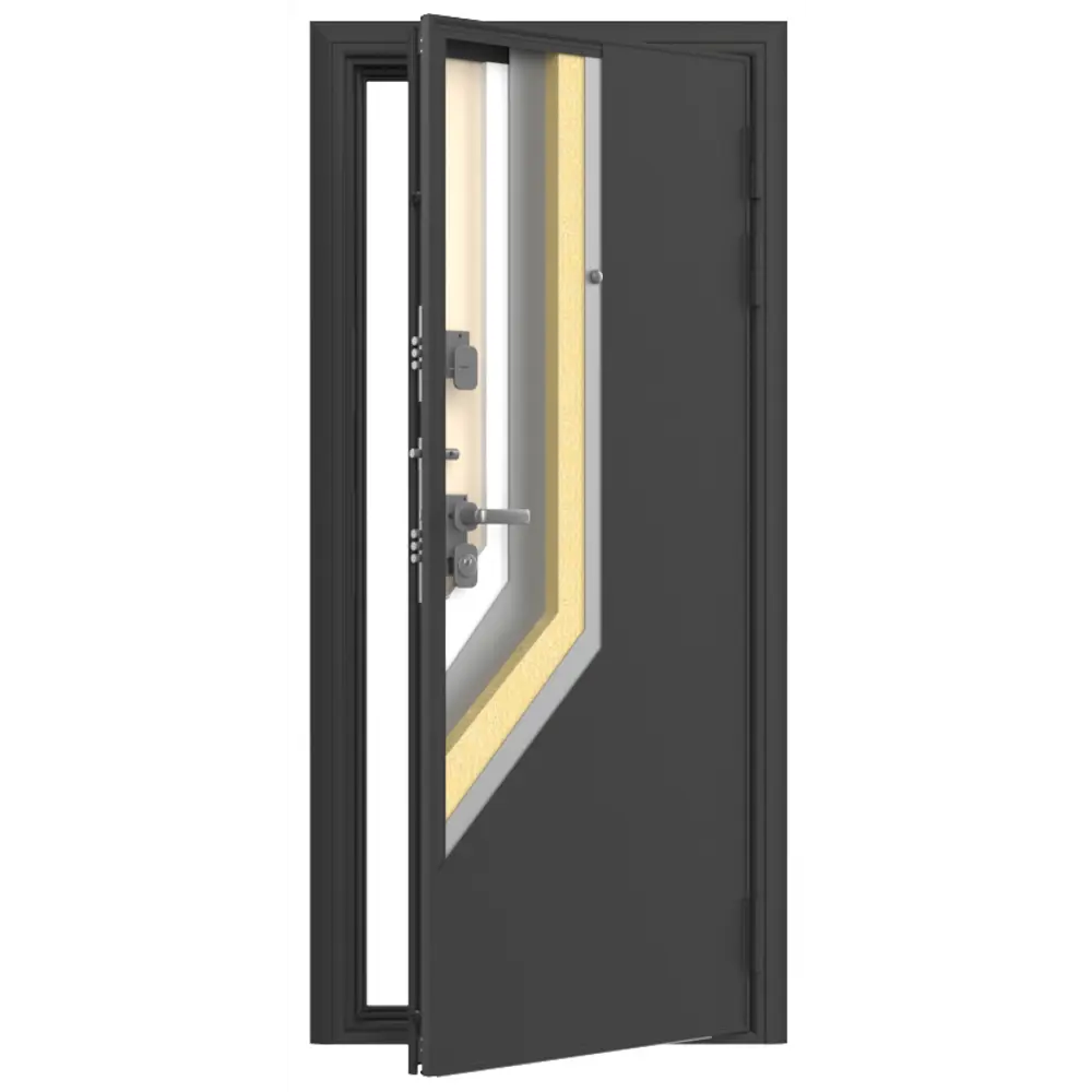 Дверь входная металлическая Премиум Плюс 99x205 см правая дуб белый DOORHAN STLM-2210046 - Вид №4