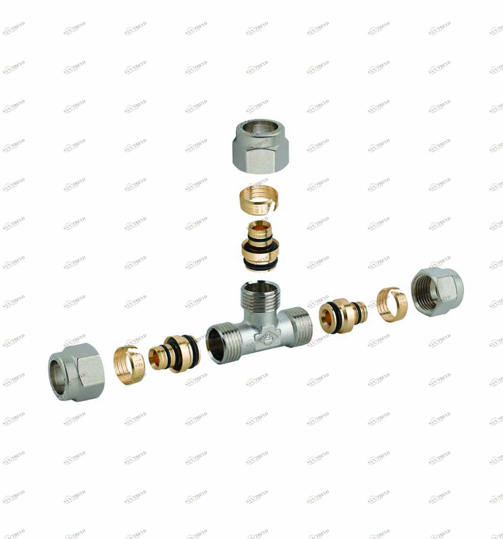 Carlo Poletti R46506Q Коленчатый фитинг 90° с внутренней резьбой для труб многослойных 