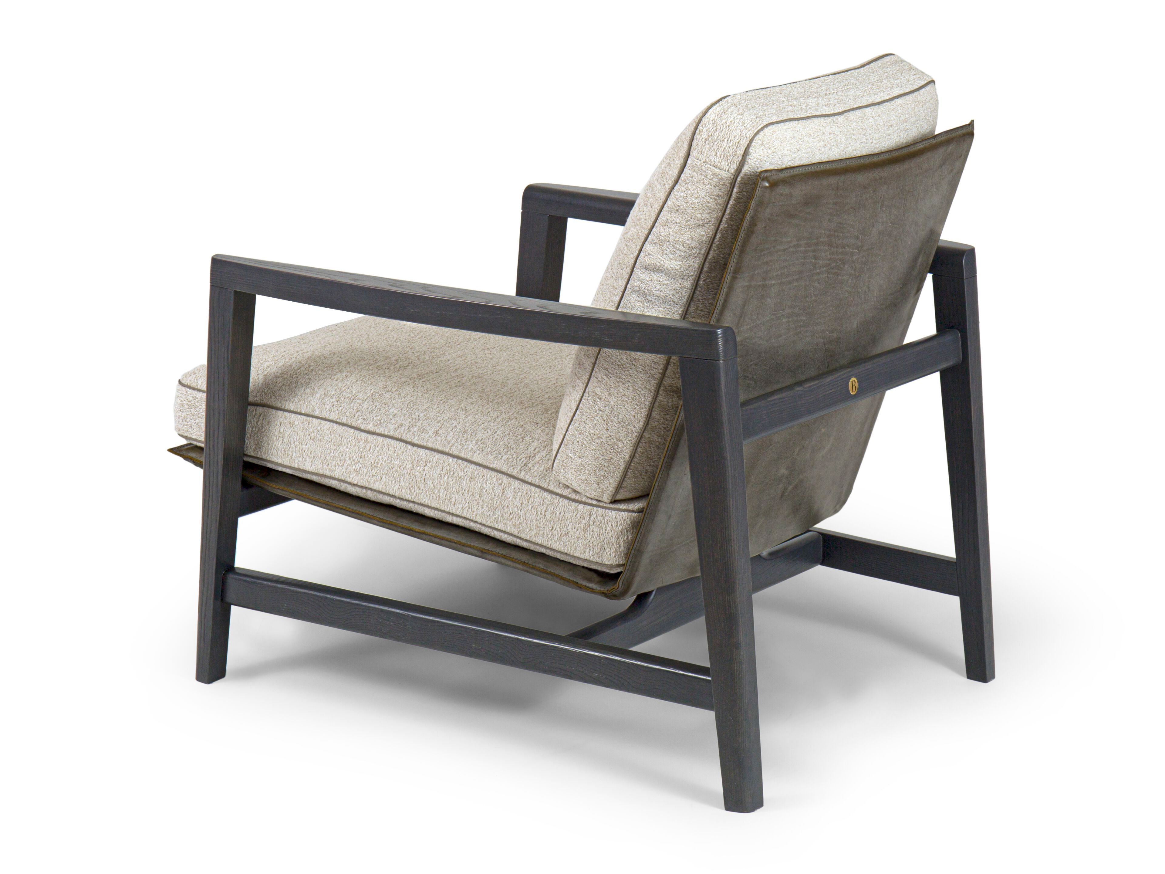 Тканевое кресло с подлокотниками Borzalino SEAN ARCH-00076974 - Вид №2