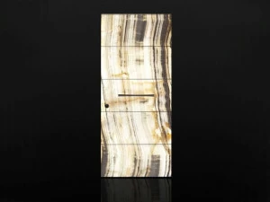 Ercole Бронированная распашная дверь из оникса с подсветкой