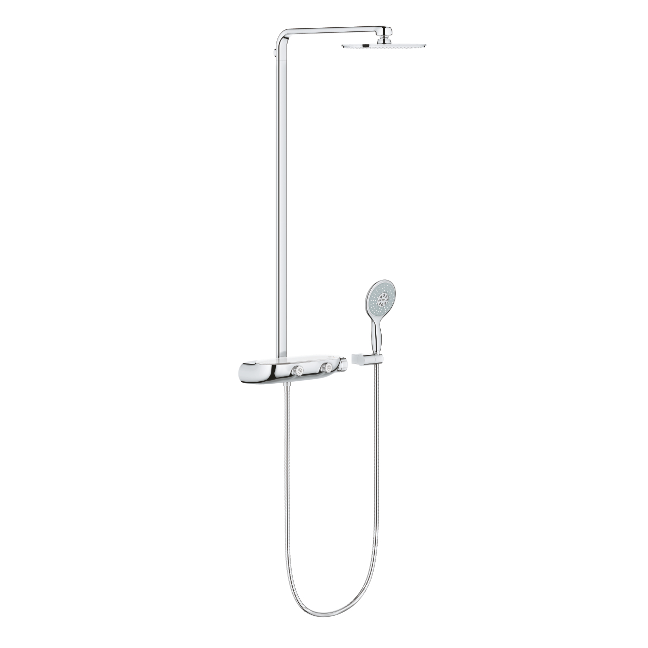 Верхний душ GROHE Rainshower Veris, 1 режим, 300х150 мм, хром (27470000) - Вид №1