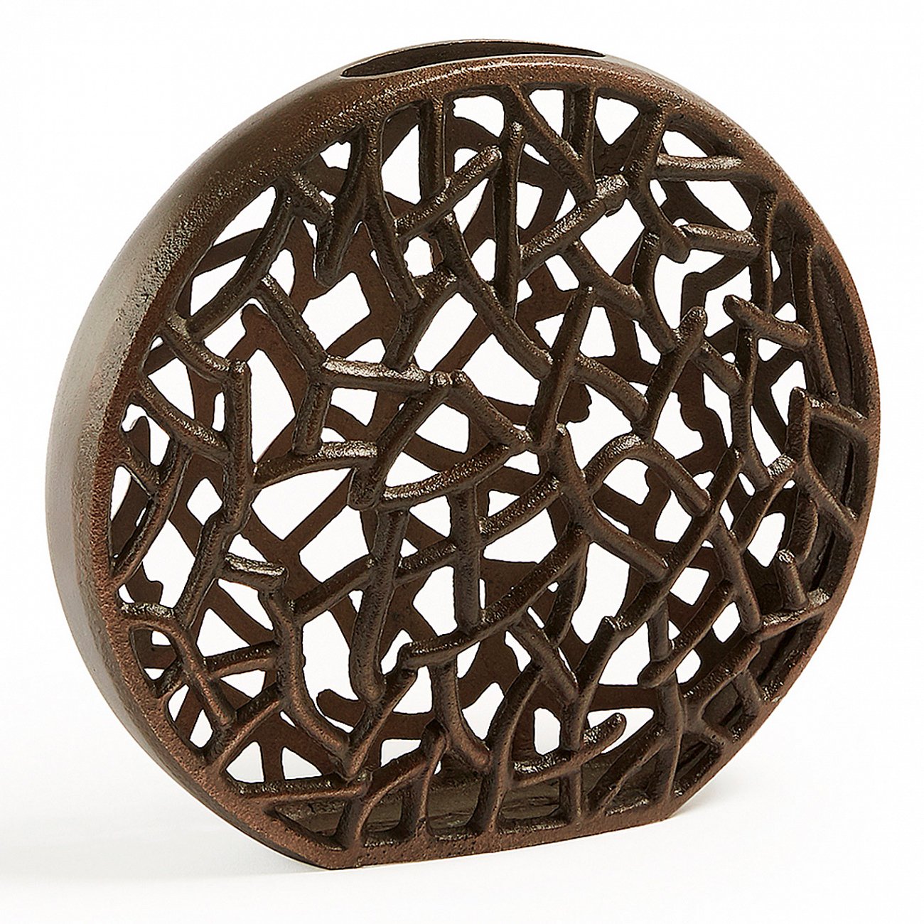 Ваза металлическая круглая Klimt от La Forma LA FORMA KLIMT 343185 Медь - Вид №2