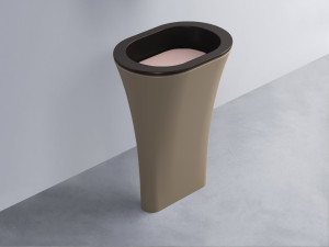 AMLA65-LV+AMPILO-CP+AMCOLO-AN Раковина Amedeo Ovale отдельностоящая cielo Enjoy + Amedeo