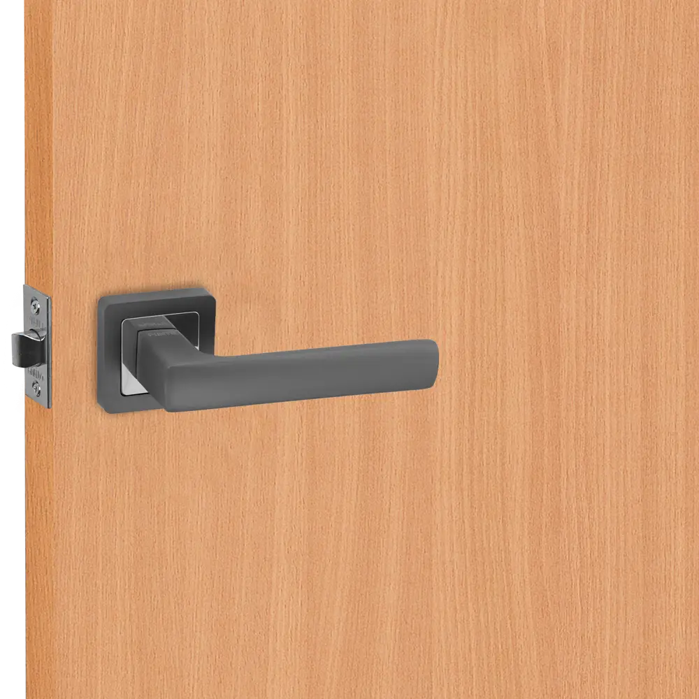 Дверные ручки PUNTO Ergo графит для межкомнатных и входных дверей 85203508 STLM-0059866 - Вид №6