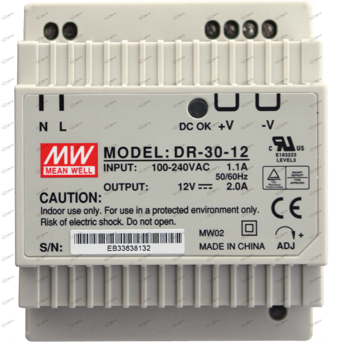 Блок питания 230 V AC/12 V DC/30 W, IP20 ALCAPLAST AEZ311