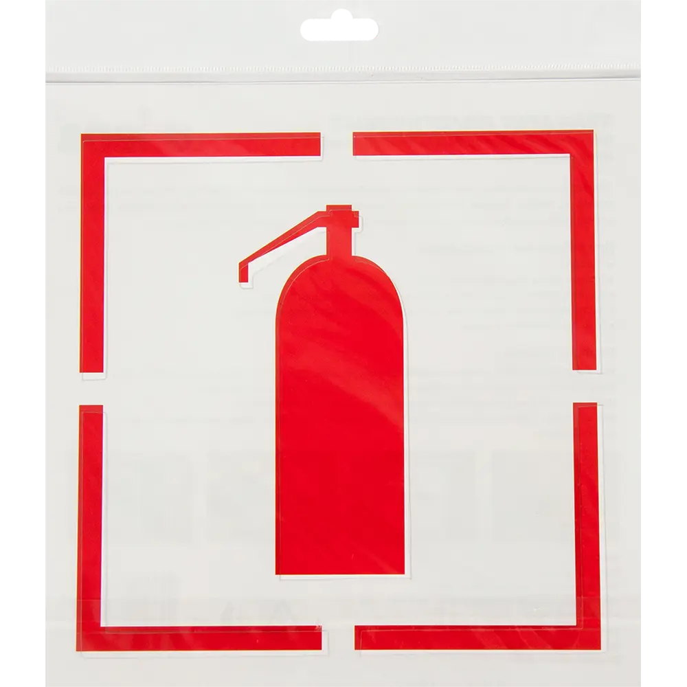 Трафарет «Огнетушитель» 20х20 см UNIBOB STLM-2128370 - Вид №1
