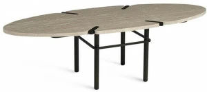 Roche Bobois Овальный мраморный журнальный столик