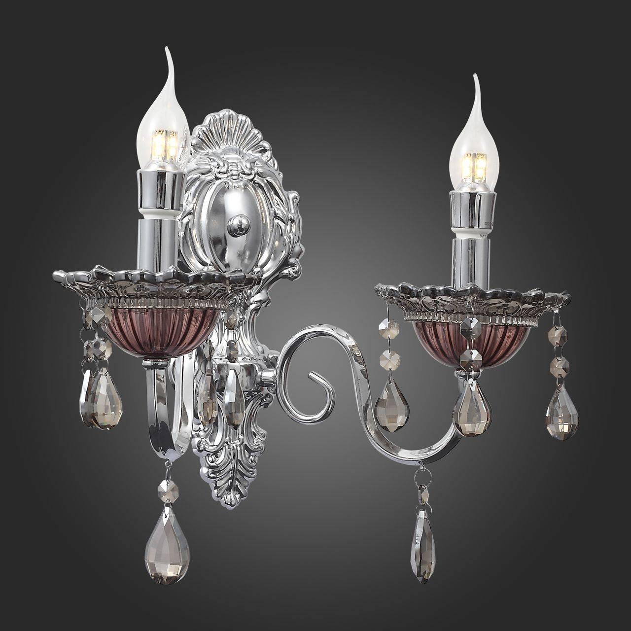 Бра ST Luce SL139.101.02 ST LUCE СВЕЧА 077640 Прозрачный;хром  - Вид №2