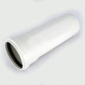 Канализационная труба 110 х 250 Sinikon с раструбом (белая)