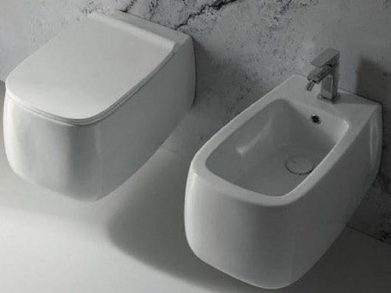 33130101.01 Биде подвесное 550х335х450 мм Alice Ceramica Nur Белый глянцевый - Вид №3