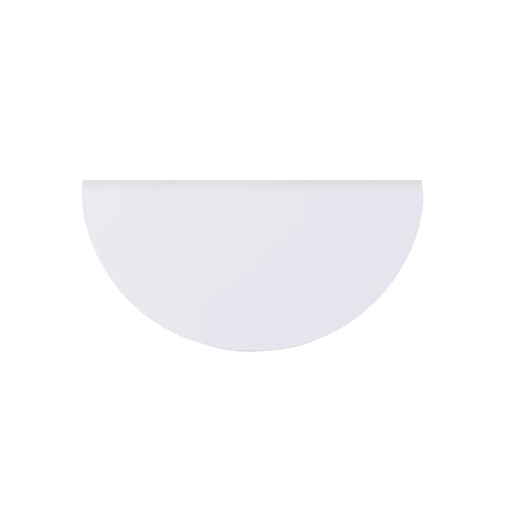 AKS Лион — мебельная ручка-полукруг для кухни 80 мм белая 88909446 STLM-1100957 - Вид №2