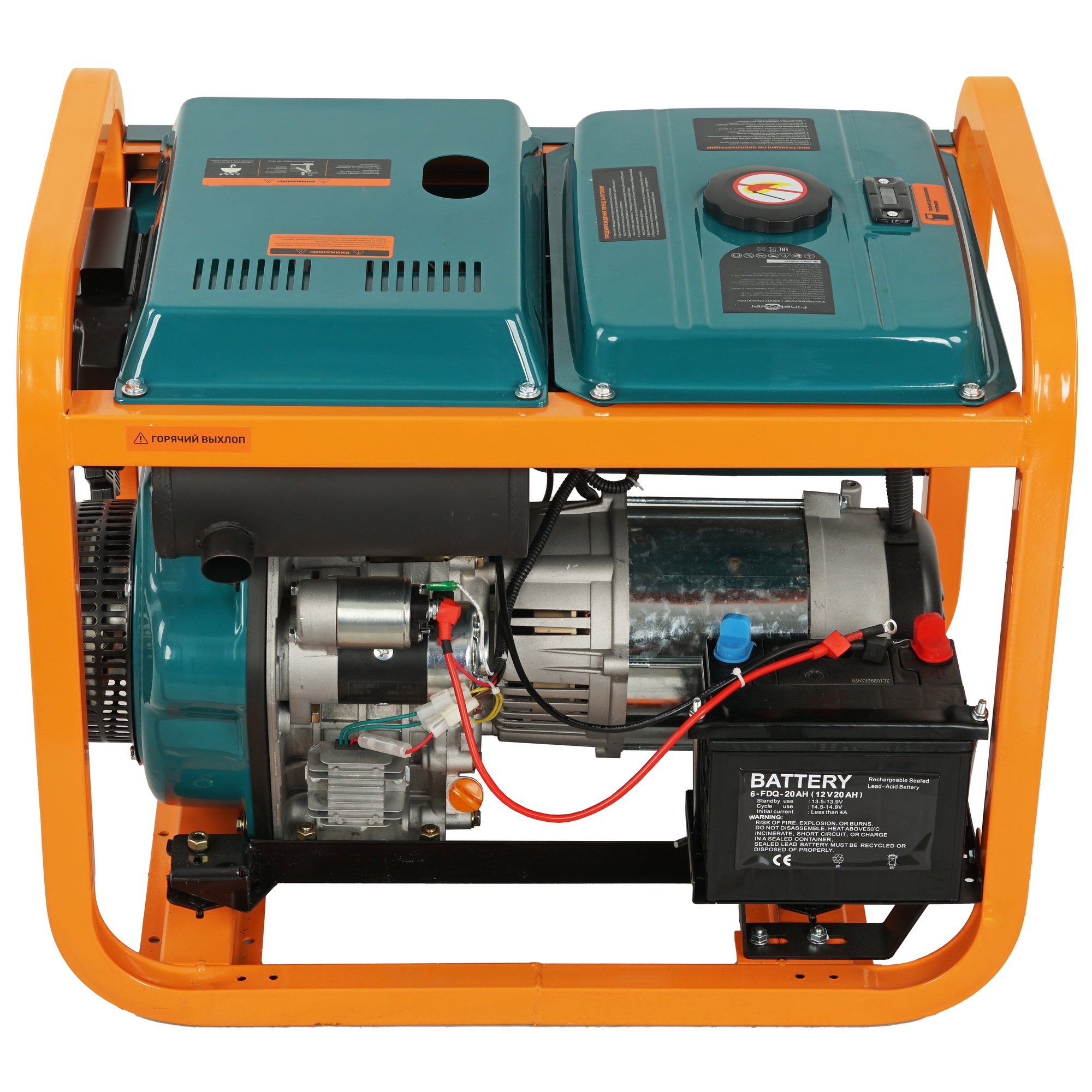 Электрогенератор  дизельный  FinePower FDG-6500 5403195 STDN-0120555 - Вид №4