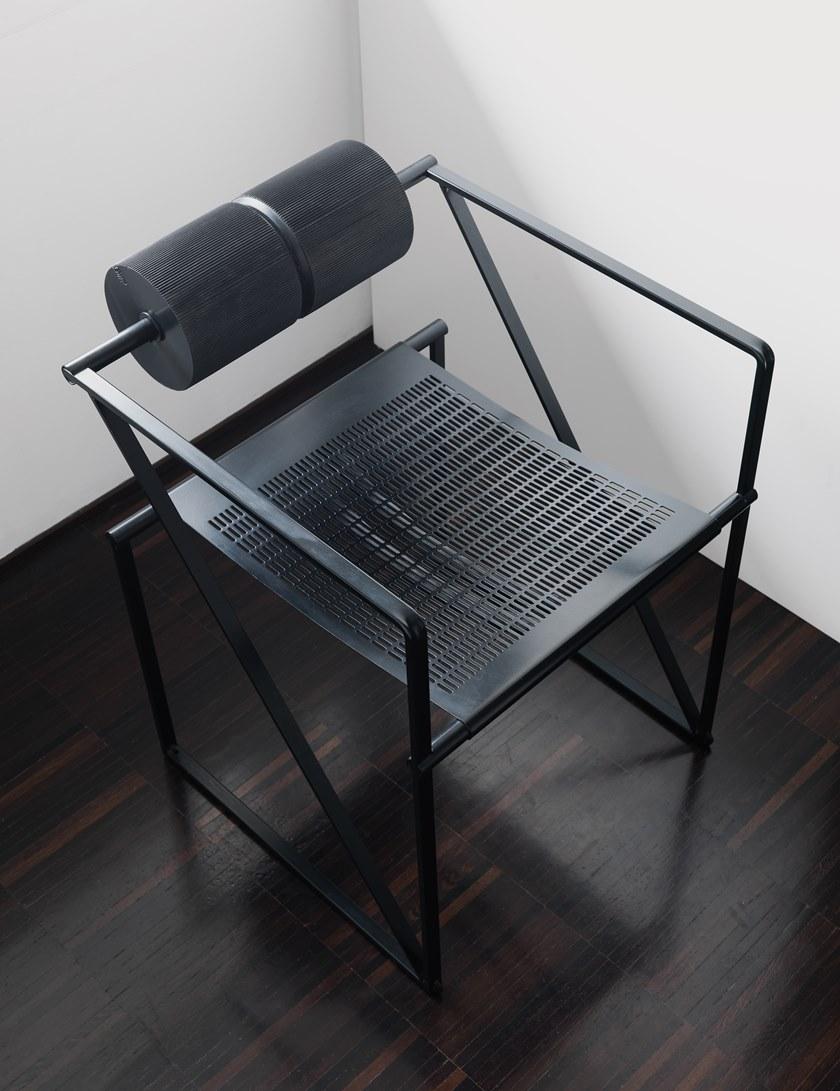 Alias Стул из перфорированного листового металла с подлокотниками Botta sun-id-1429513 - Вид №2