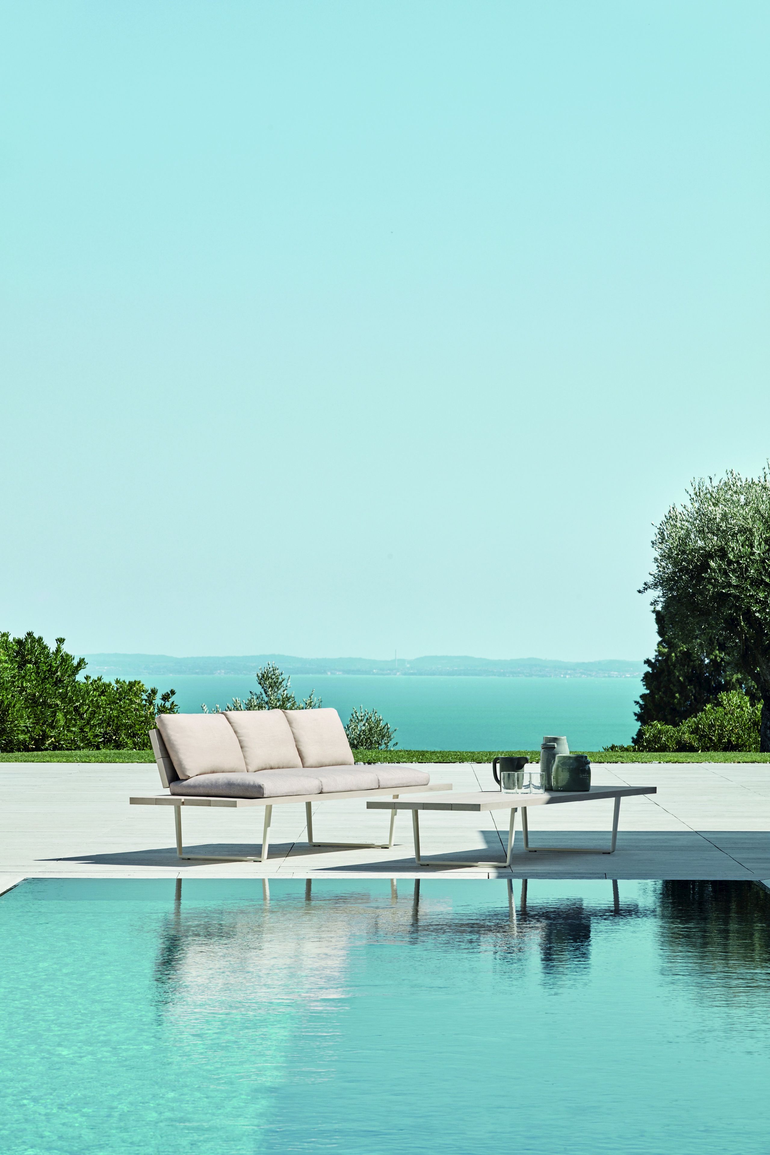 Деревянный алюминиевый прямоугольный садовый стол FAST Orizon ARCH-00043605 - Вид №2