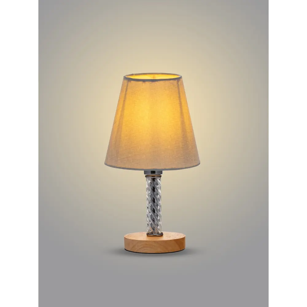 Настольная лампа декоративная Lamplandia Lato Grey цвет серый STLM-2078538