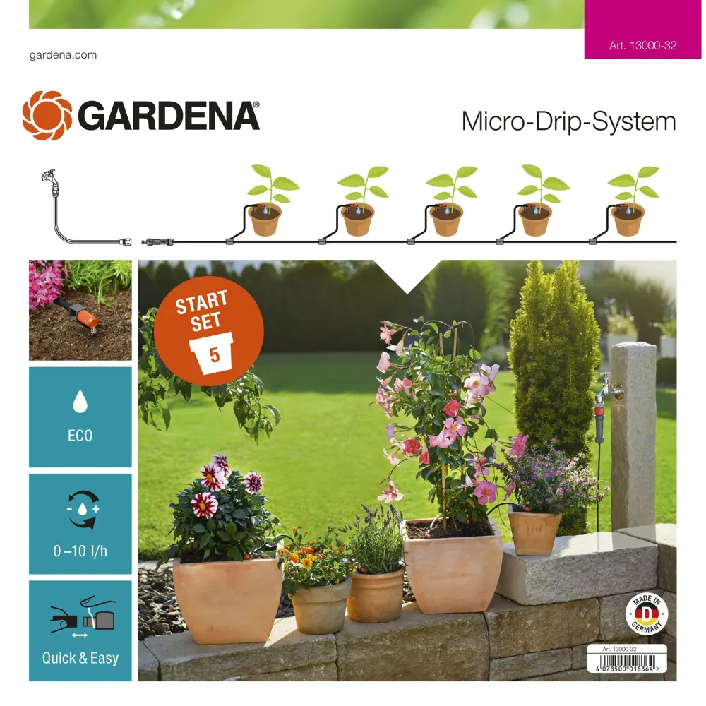 Комплект полива базовый для террас 18312408 STLM-2058098 GARDENA 