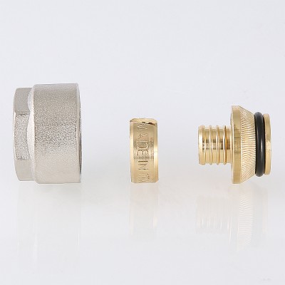 VT.4410.NE.1622 Фитинг коллекторный для пластиковой трубы Valtec 16 (2,2) мм х 3/4"  - Вид №8