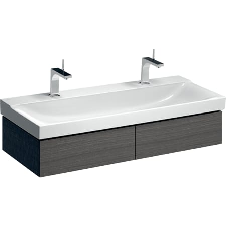 500.517.01.1 Шкафчик для раковины Geberit Xeno² шириной от 120см, с двумя выдвижными ящиками Geberit  - Вид №5