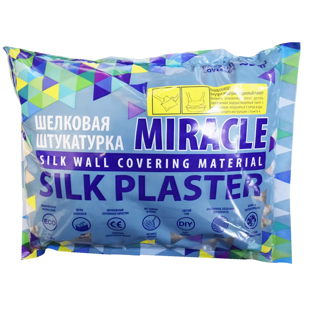 Жидкие обои Silk Plaster Миракл 1015Н 0.9 кг цвет бежевый 82453442 STLM-2052641  - Вид №1