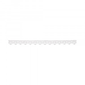 3007 Гипюр 12 мм в пакете Турция белый Gamma