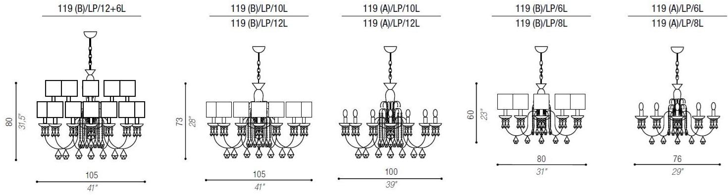Aiardini Люстра отраженного света с кристаллами Soffio sun-id-1508595 - Вид №4