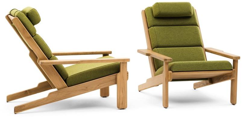 Varaschin Шезлонг из тика с подлокотниками Bali 2384 - Вид №8