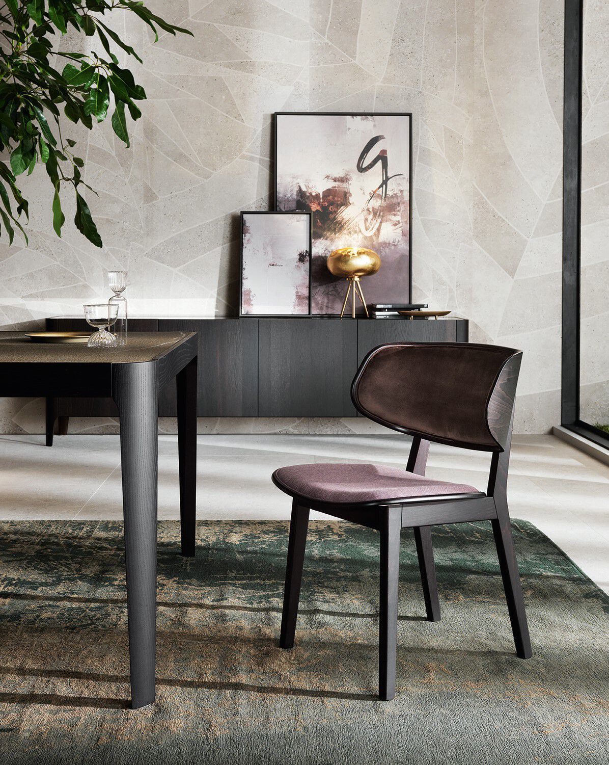 Деревянный мягкий стул RIFLESSI GISELE ARCH-00043580 - Вид №2