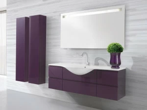 LASA IDEA Лаковая тумба под умывальник с ящиками Vanity