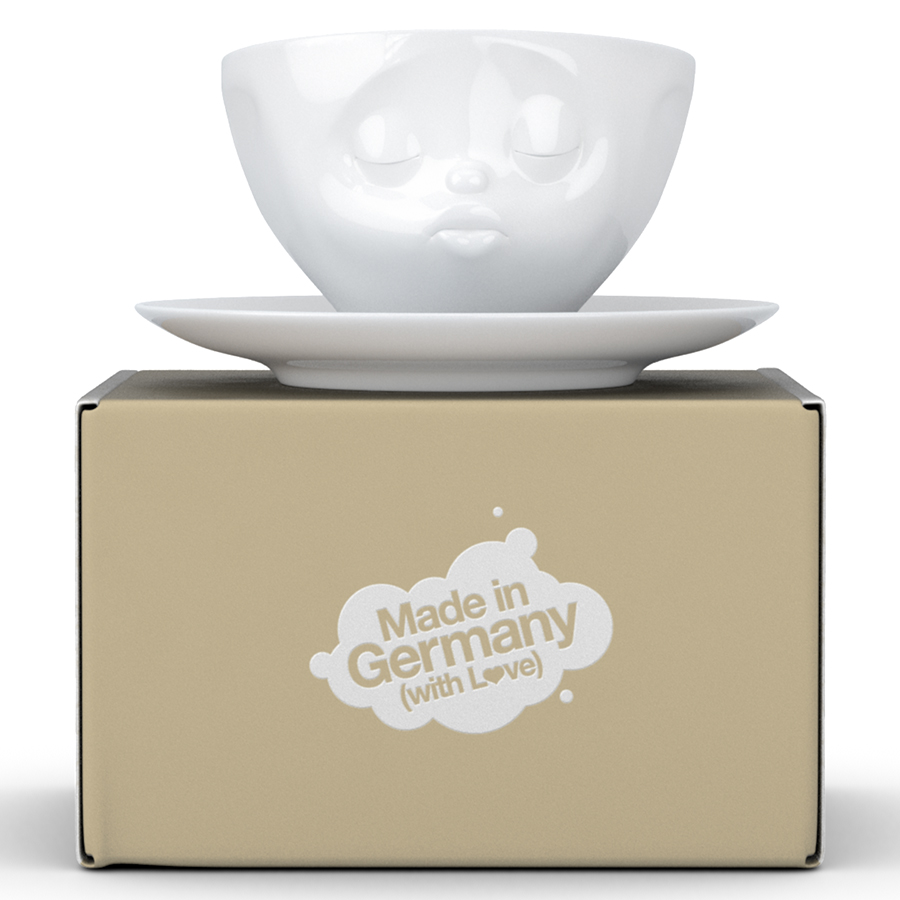 T01.42.01 Чайная пара tassen kissing 200 мл белая Tassen by FIFTYEIGHT PRODUCTS  - Вид №1