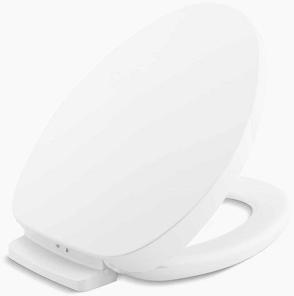 KOHLER PureWarmth Quiet-Close  Удлиненное сиденье для унитаза с подогревом и светодиодным ночником K-10349-96  - Вид №1