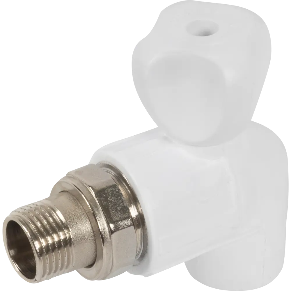Кран для радиатора угловой РВК 1/2"x20 мм полипропилен STLM-2035581