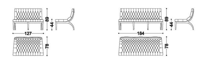 Кожаный диван capitonné OPERA CONTEMPORARY Antony ARCH-00055401 - Вид №2