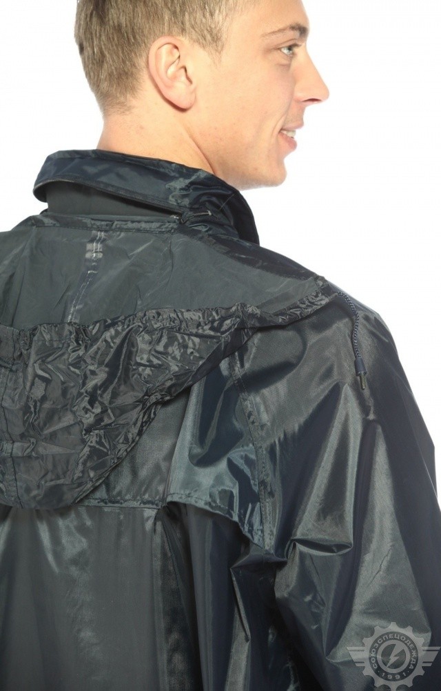 4957155 Плащ "Альбатрос ЛАЙТ" влагозащитный синий  Непромокаемая спецодежда  размер L  - Вид №10