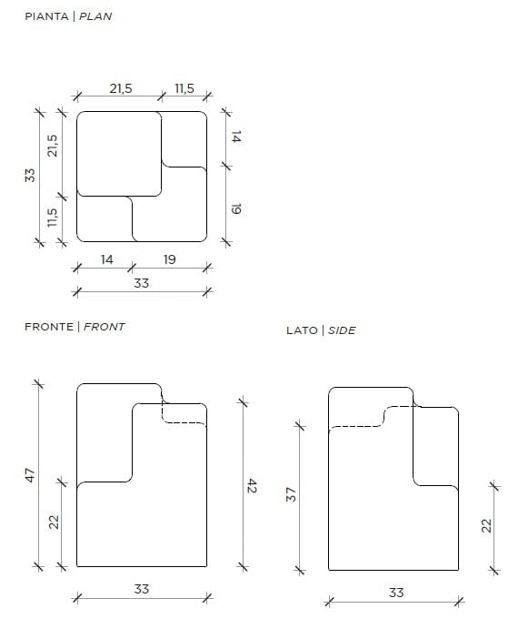 Бетонный журнальный столик Mogg MATRIX ARCH-00036535 - Вид №12